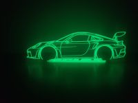 Porsche 911 GT3 RS Silhouette Leuchtet im Dunkeln(Phosphoreszenz) Bayern - Falkenstein Vorschau
