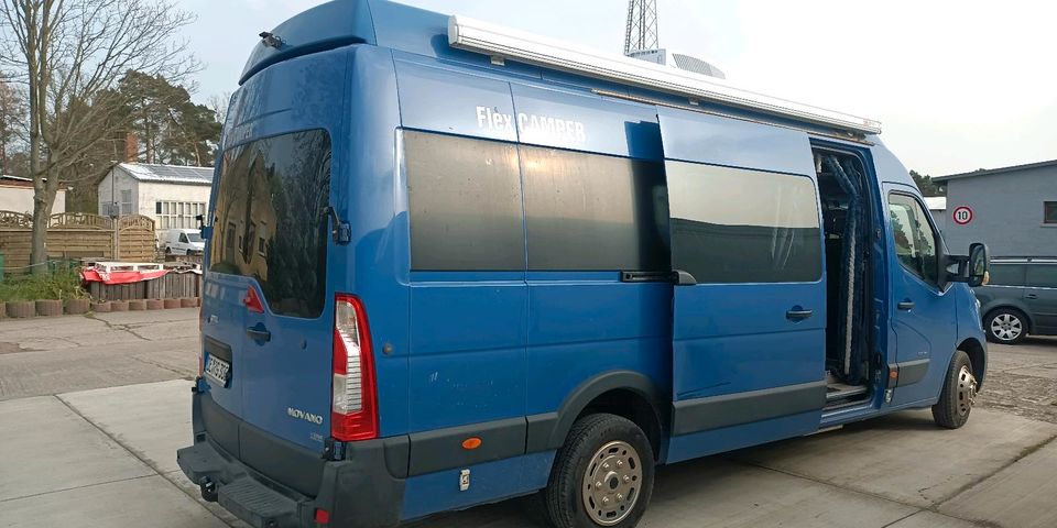 Wohnmobil Flex Camper Renntransporter, 5 Sitze , AHK 3t in Dessau-Roßlau