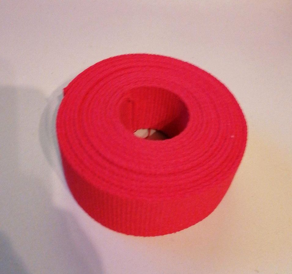 3,4 Meter Gurtband Gurt Taschenband rot in Zehrental