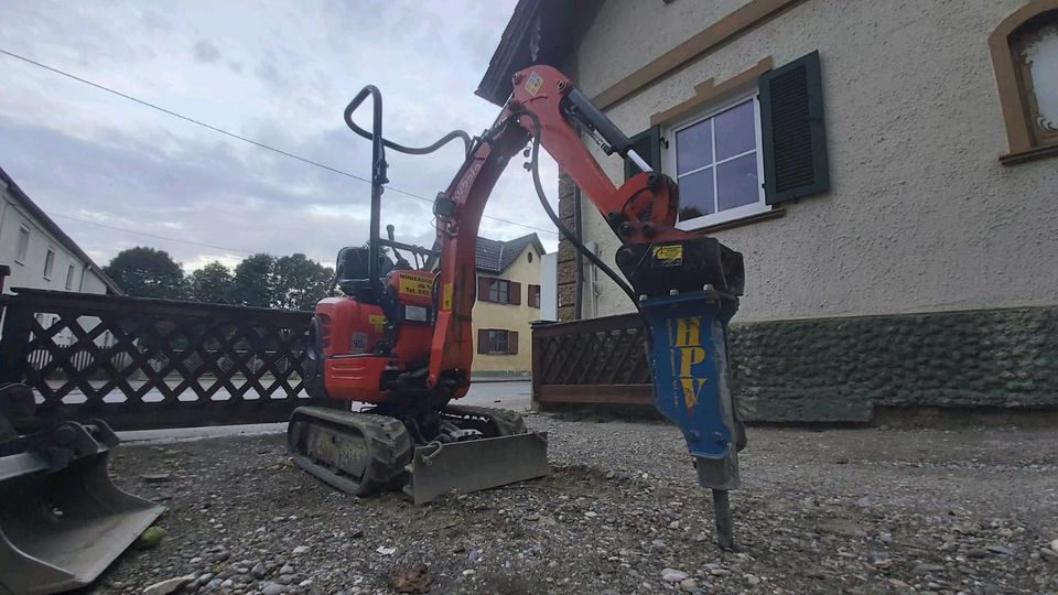 ⭐Microbagger - Minibagger - Dumper - Kettendumper - Abbruchhammer in Langenneufnach
