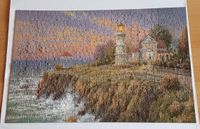 500 Puzzle - Thomas Kinkade - Leuchtturm auf einer Klippe Baden-Württemberg - Mutlangen Vorschau