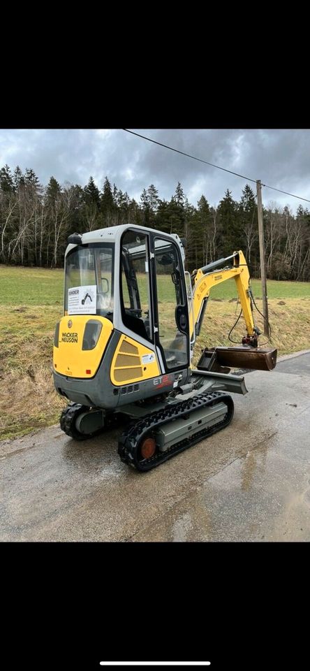 Wacker et 24 Vermieten Verleih Mieten Minibagger Bruttopreis in Regen