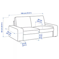2-er Sofa Leder schwarz München - Sendling Vorschau