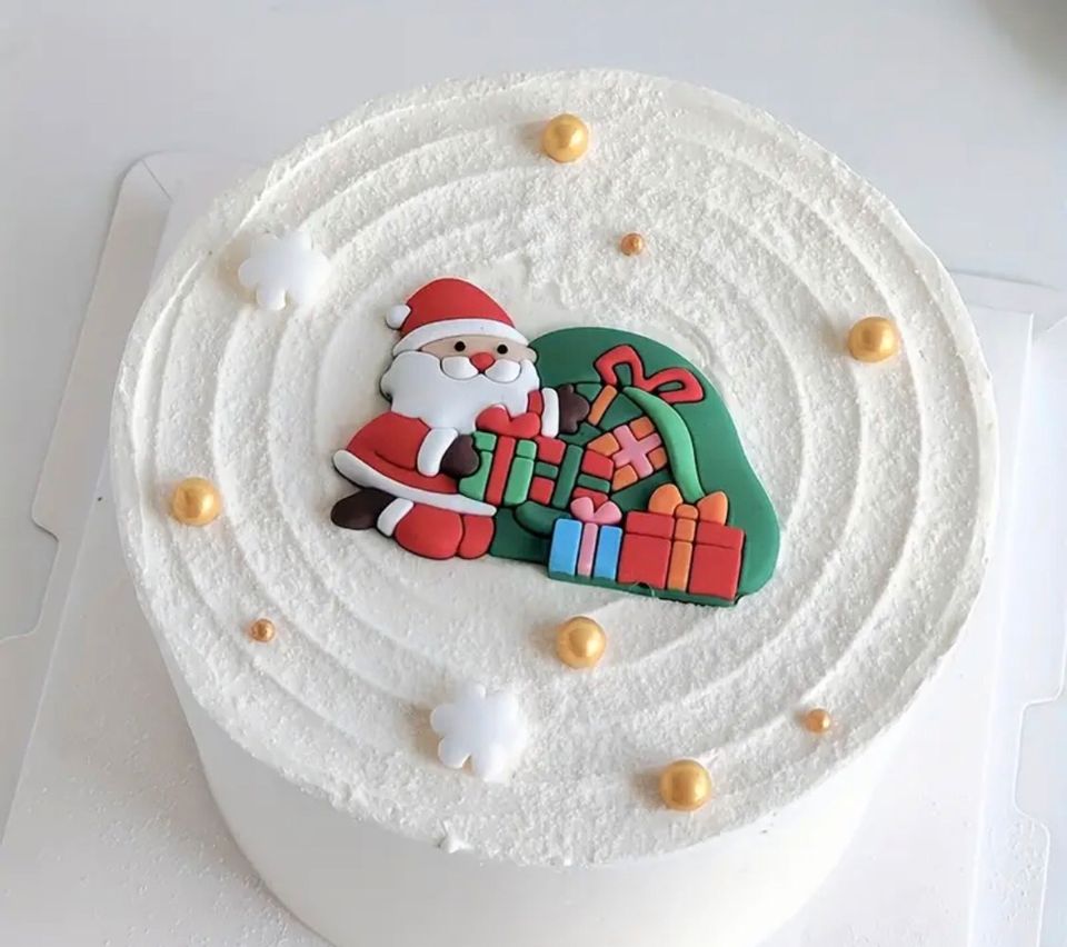 Tortendeko 2tlg.Set Topper Torte Kuchen Cake Weihnachten Neu in Eisleben