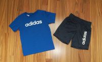 Adidas Jungen Sportshirt Größe 128 blau Sommer T-Shirt Sport Nordrhein-Westfalen - Schwelm Vorschau
