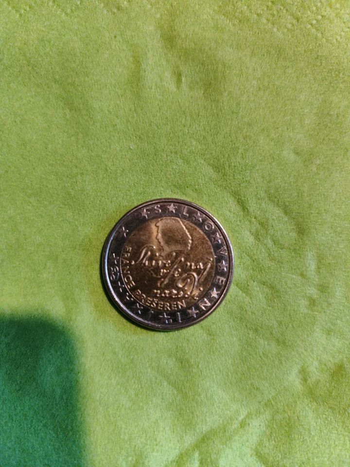 2 Euro Sammler Münze France Preseren. in Rheinfelden (Baden)