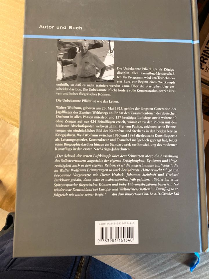 Unbekannte Pflicht Meine Erinnerung als Jagd - und Kunstflieger in Wenden