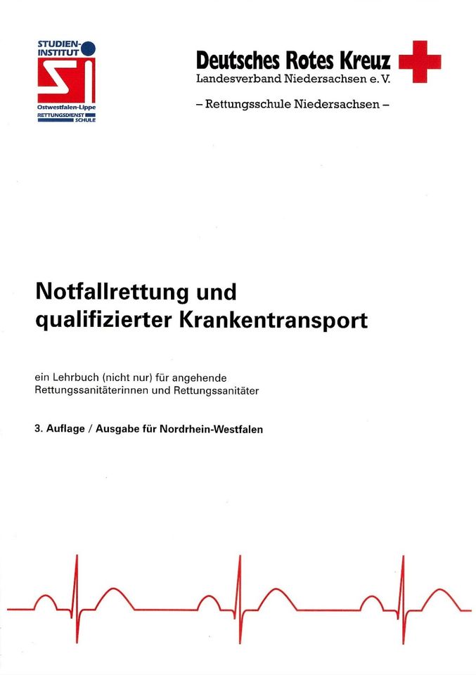 Notfallrettung und qualifizierter Krankentransport. Lehrbuch 15 € in Minden