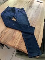 Mac Damen Jeans Skinny Starlet 38/32 blau mit grauen Sternen best Nordrhein-Westfalen - Kamen Vorschau