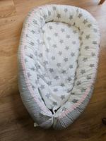 Lulando Baby Nestchen Kuschelnest Sterne grau weiß rosa Baden-Württemberg - Freiamt Vorschau