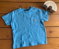 ✶Ralph Lauren✶ RL T-Shirt Shirt hellblau Gr. 80 1Y 12 Monate Schleswig-Holstein - Kiel Vorschau