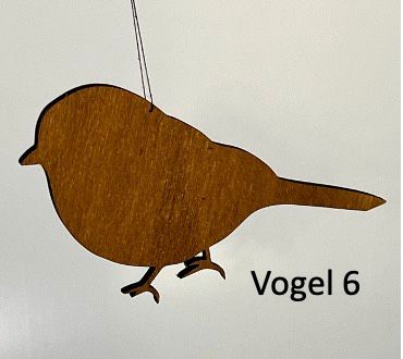 Vögel zum Aufhängen ca. 12cm breit 4mm Sperrholz 2mm Filz Fenster in Cuxhaven