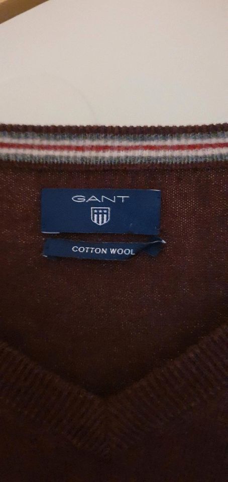 "Gant" Pullover v- Auschnitt 30%Lambswolle70%Baumwolle,Größe 3xX in Aurich