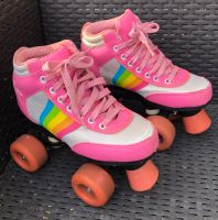 Rollschuhe Rookie Rainbow Größe 33 Pink/Multi Rollerskates Retro Thüringen - Großobringen Vorschau