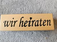 Stempel "wir heiraten" NEU Hessen - Obertshausen Vorschau