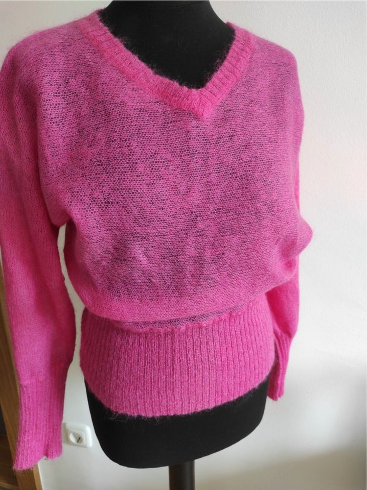 kaum getragen, rosa, dünner Pullover, 50%Mohair, Gr. M in Regensburg