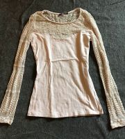 Langarm-shirt, rosé, rosa, Spitze, H&M, xs Baden-Württemberg - Emmendingen Vorschau