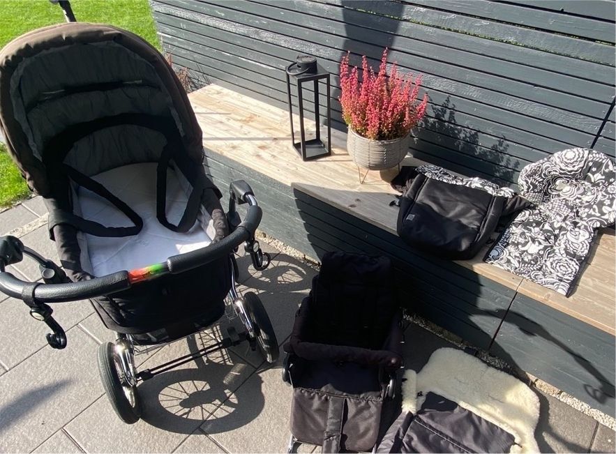 Teutonia elegance Kinderwagen Retro +Zubehör in Bielefeld