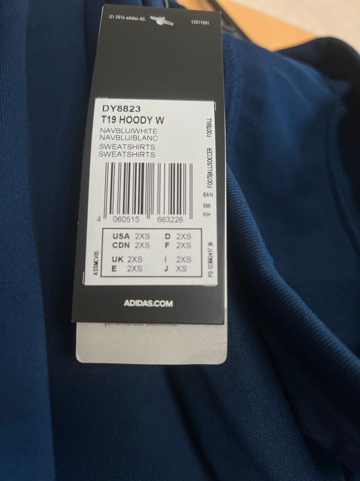 ❣️ Adidas Hoodie Climacool Gr. 2 XS neu* in Wüstheuterode