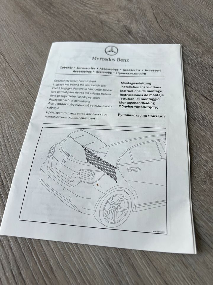 Mercedes Benz Gepäcknetz A-Klasse original Neu in Lahnau