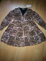 Kleid Leo Leopard Stufen Volant Chiffon Braun Schwarz Olivgrün Be Baden-Württemberg - Villingen-Schwenningen Vorschau