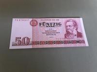 Alter Geldschein DDR 50 Mark  1971    FG Sachsen - Schneeberg Vorschau