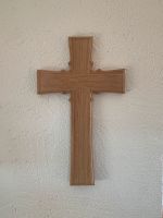 Holzkreuz Wandkreuz Eiche 45,8x27,2x2cm Bayern - Tittmoning Vorschau