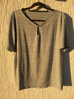 Damen Shirt gr.44/46 XXL Petrol Streifen Oberteil Stretch Bayern - Grafenau Vorschau