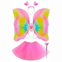 NEU! Kinder Schmetterling Kostüm Set 4 tlg Karneval Fasching Verk Bayern - Wemding Vorschau