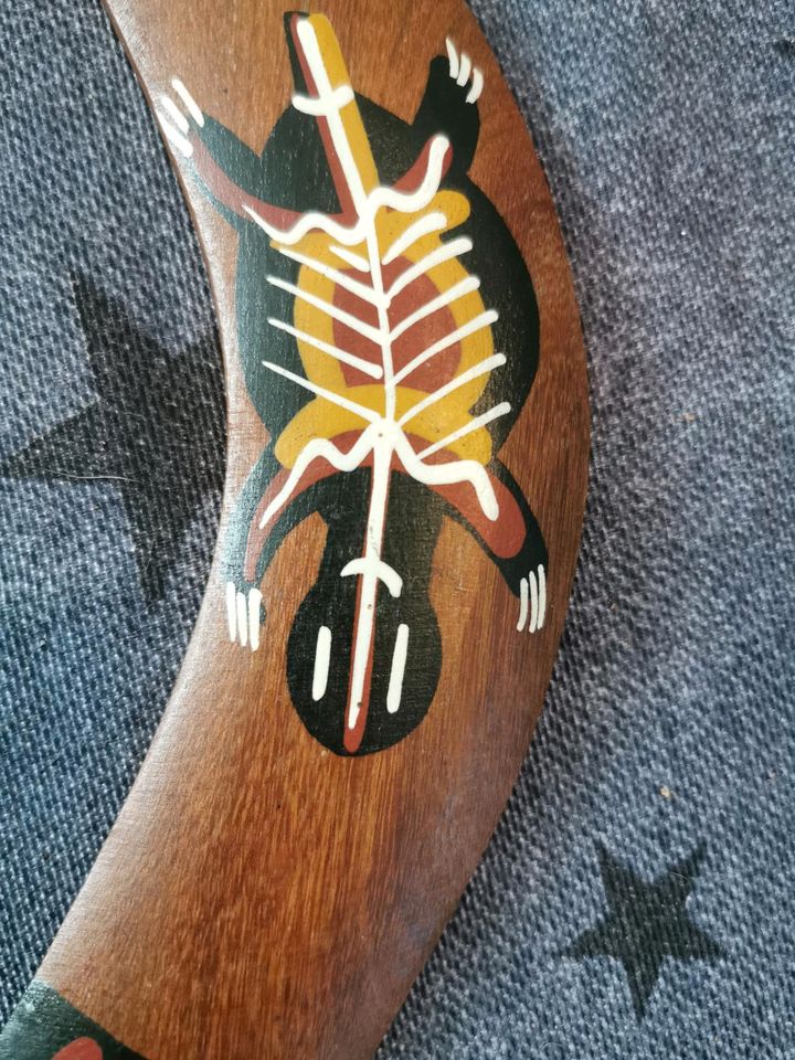 Boomerang aboriginal art in Eggebek