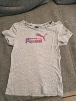 Graues Puma T-Shirt für Mädchen Gr. 140 Nordrhein-Westfalen - Hilden Vorschau