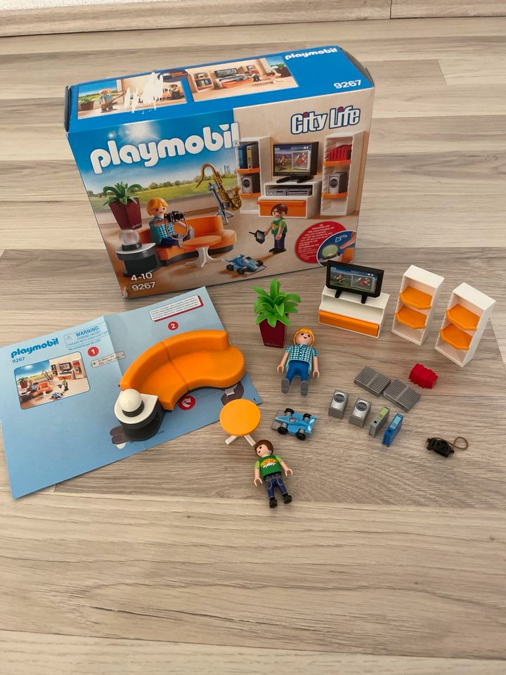 Playmobil City Life 9267 Wohnzimmer in Laufach