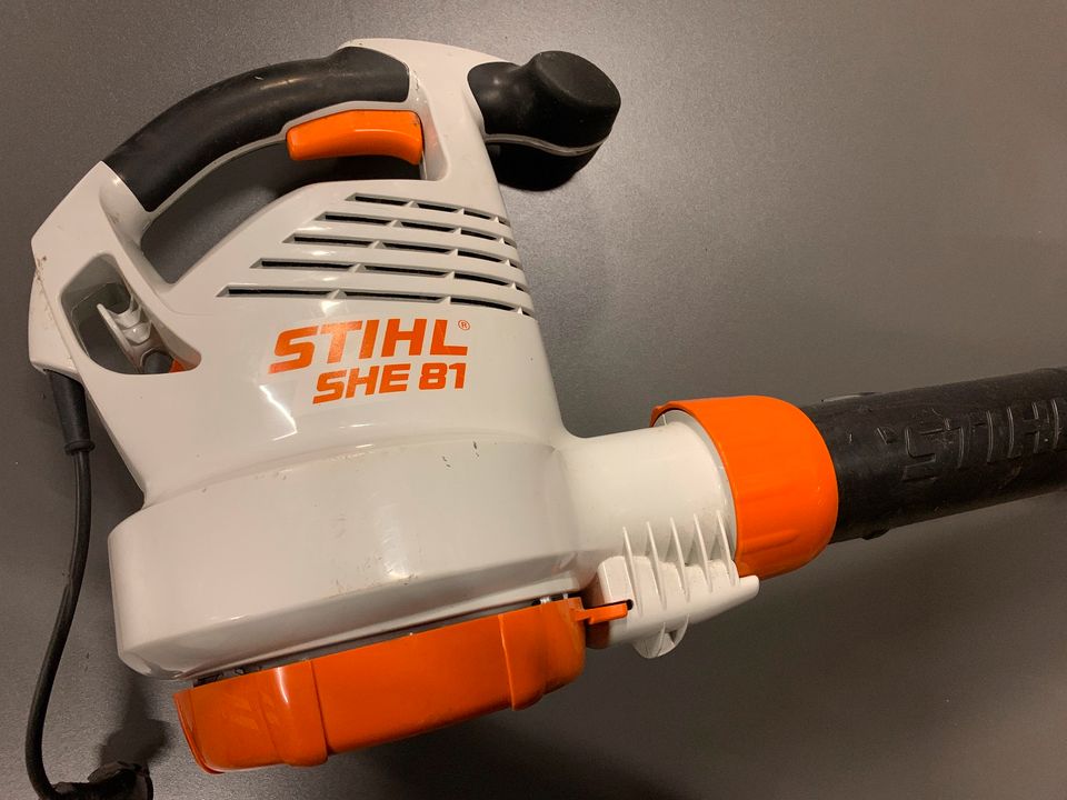 Vermietung:  Laubbläser, Stihl SHE 81, Laubsauger in Elbenau