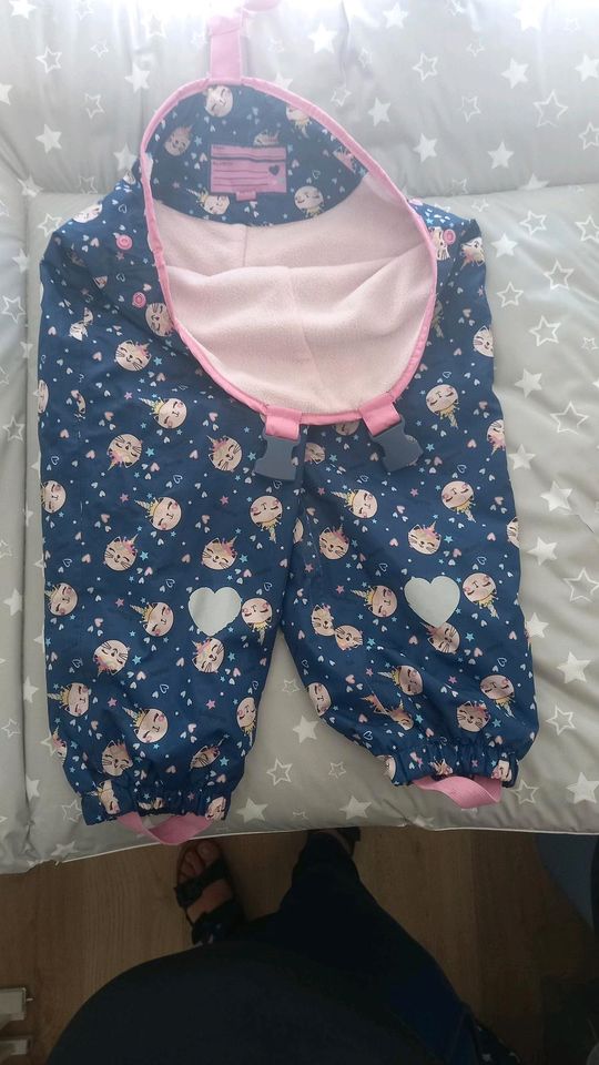 Kinderregenhose in Mehlbek