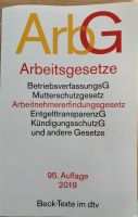 Arbeitsgesetz Beck (2019)  95. Auflage Köln - Lindenthal Vorschau