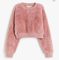 Kurzpullover teddy fleece H&M rosa kuschelig Gr 140 West - Unterliederbach Vorschau