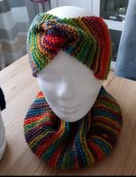 Selbst gestrickte echte Handarbeit  Loop und Stirnband Niedersachsen - Emden Vorschau