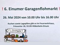 Garagenflohmarkt, Sonntag 26.5.24 in Einum Niedersachsen - Hildesheim Vorschau