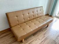 SKLUM 3-Sitzer-Schlafsofa aus Kunstleder Baxton Harburg - Hamburg Eißendorf Vorschau