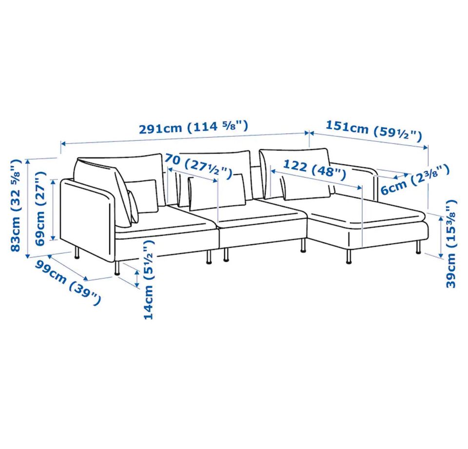 Söderhamn Sofa in Saarbrücken