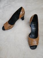 Peeptoes „ara Elegance“ mit Schlangenlederprägung Bayern - Karlstein Vorschau