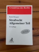 Rudolf Rengier Strafrecht Allgemeiner Teil Lehrbuch Jura Pankow - Prenzlauer Berg Vorschau