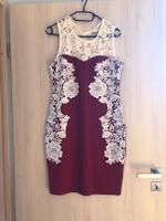 Kleid Bordeauxrot mit weißer Spitze Bon Prix Bodyflirt Gr. 40 Mecklenburg-Vorpommern - Ahrenshagen-Daskow Vorschau