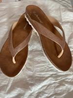 Zehentrenner Flip Flop Antonio Bronze braun Glitzer Größe 40 wie Brandenburg - Baruth / Mark Vorschau