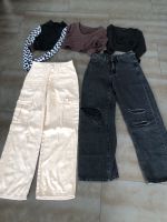 Shein XS Jeans und Shirts Set mom fitted Komplettset Bayern - Zeil Vorschau
