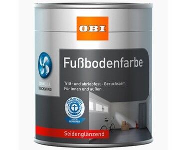 OBI Fußbodenfarbe RAL 7023 Betongrau seidenglänzend 2,5 l in Niederorschel