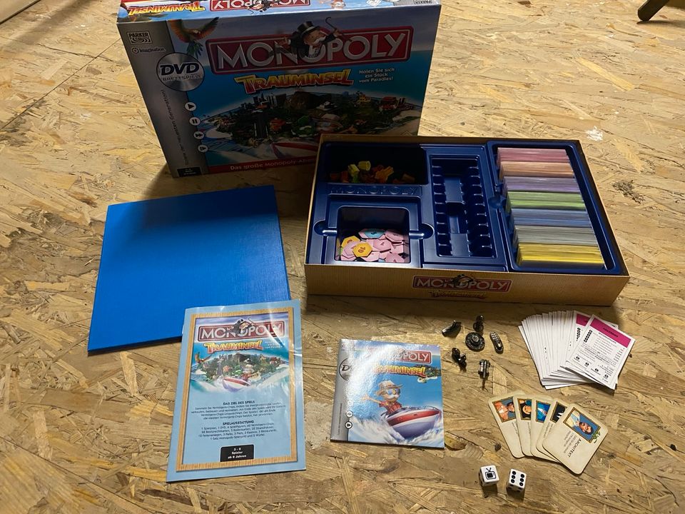 Monopoly Trauminsel DVD Brettspiel mit Fernseher Spieleabend in Berlin