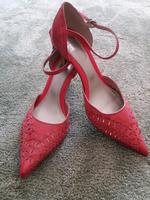 Sommer-Pumps mit Riemchen, erdbeerrot, Gr. 36, Baden-Württemberg - Pforzheim Vorschau
