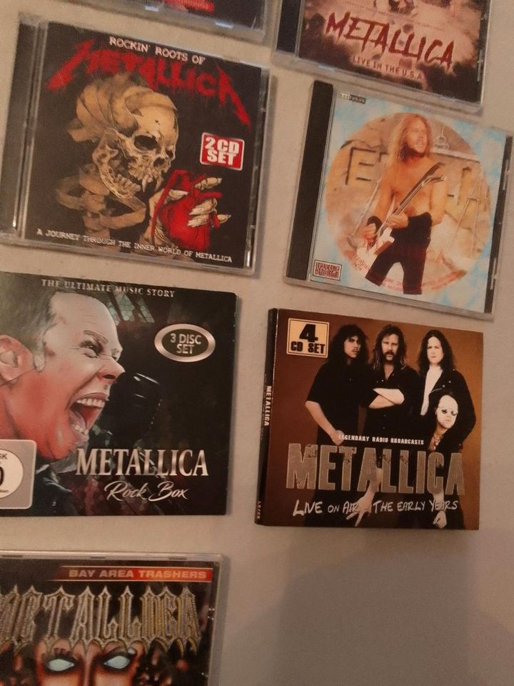 Metallica CDs Megadeth Anthrax Overkill in Grimmen