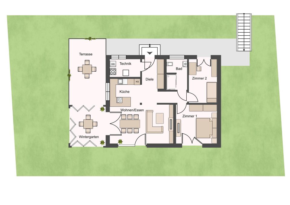 Erstbezug Oktober 2024! Schlüsselfertiger Neubau Bungalow im Komplettpaket in Gefrees